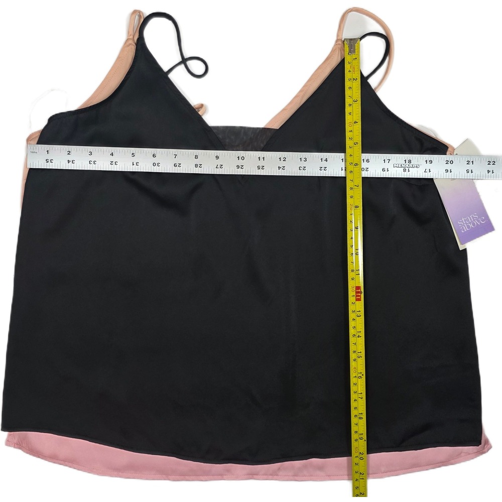 Sleepwear Bundle 4pc Size L/XL Stars Above Camis & Shorts + Mesh Coverup - Picture 5 of 9